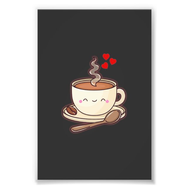 Kaffe och kyla fototryck (Framsidan)