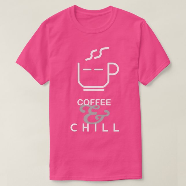Kaffe och kyla t shirt (Design framsida)