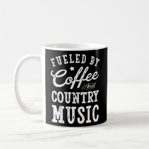 Kaffe- och Land Music-uppblåst i Manar Kvinnor Kaffemugg