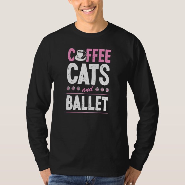 Kaffe- och lastpallsinstruktör Katt 3 T Shirt (Framsida)