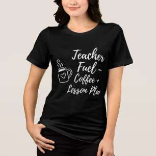 Kaffe och lektionsplaner Söt för studenter T Shirt