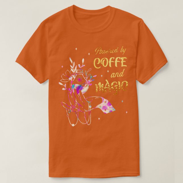 Kaffe- och magnesiumhaltig berggrund t shirt (Design framsida)