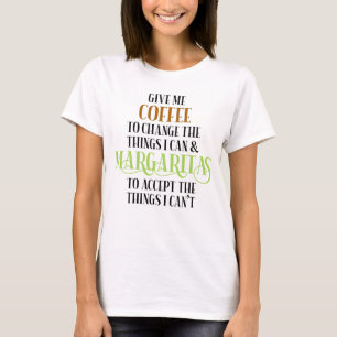 Kaffe och Margarita Älskare-leksaker T Shirt