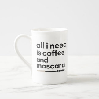 Kaffe och Mascara Benporslin Mugg