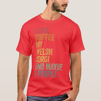 Kaffe och min svetsbuske, 3 människor i hund hunda t shirt