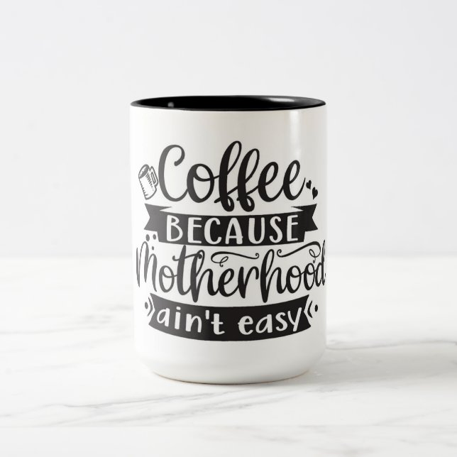 Kaffe och Moderskap offert Mugg (Center)