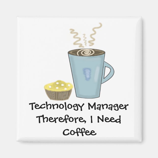 Kaffe och muffin magnet (Framsidan)