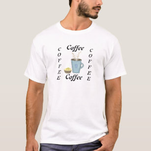 Kaffe och muffin t-shirt