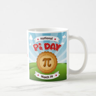 Kaffe och PAJ på Pi Day Kaffemugg