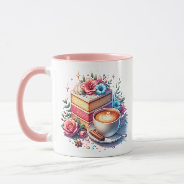 Kaffe och Personlig av dagkummel Mugg (Vänster)