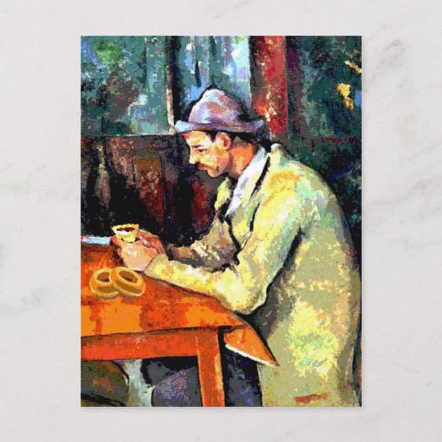 Kaffe och potatis vykort (Framsida)