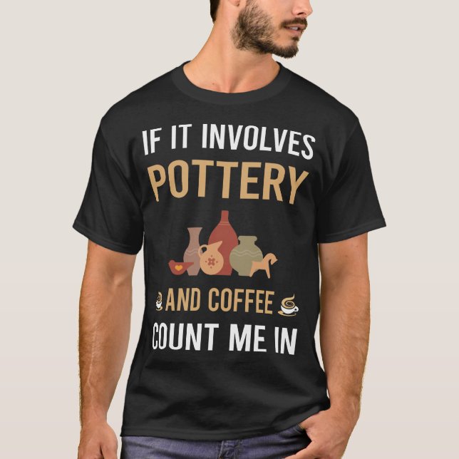 Kaffe- och potteriPotter T Shirt (Framsida)