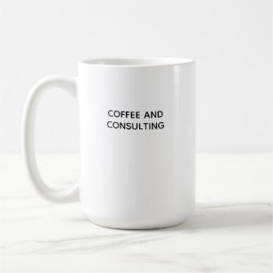Kaffe och rådgivningsmugg, uppskattningspresent fö kaffemugg