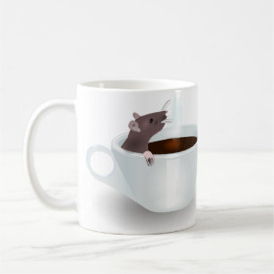 Kaffe och Råtta Älskare Kaffemugg