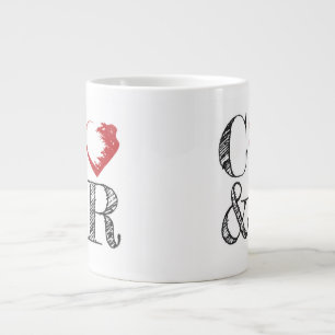 Kaffe och Revolution stora Mugg Jumbo Mugg