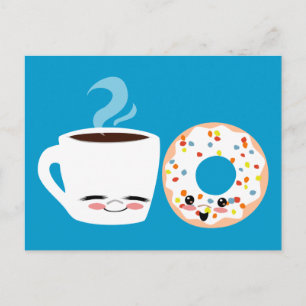 Kaffe- och ringbalkar vykort