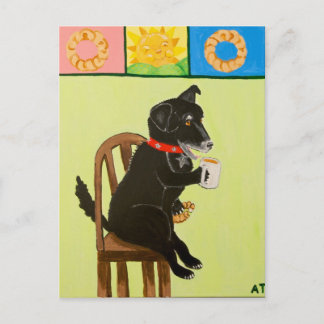 Kaffe och rullar II Vykort