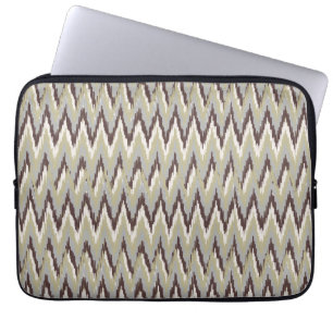 Kaffe och Sage iKat ZigZag Mönster Laptop Sleeve