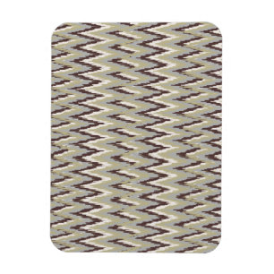Kaffe och Sage iKat ZigZag Mönster Magnet