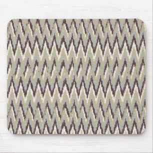 Kaffe och Sage iKat ZigZag Mönster Musmatta