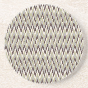 Kaffe och Sage iKat ZigZag Mönster Underlägg