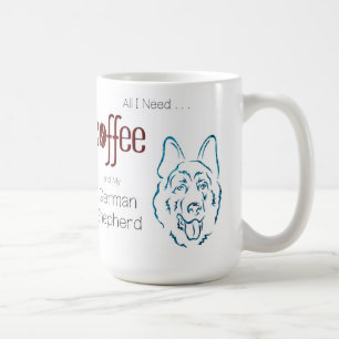 Kaffe och schepherd kaffemugg