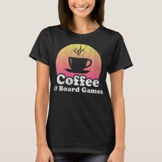 Kaffe- och styrelsesamel V-Nacke T Shirt