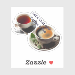 Kaffe och tea klistermärken