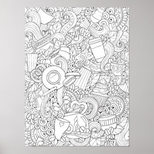 Kaffe och tea-lucka 2 poster