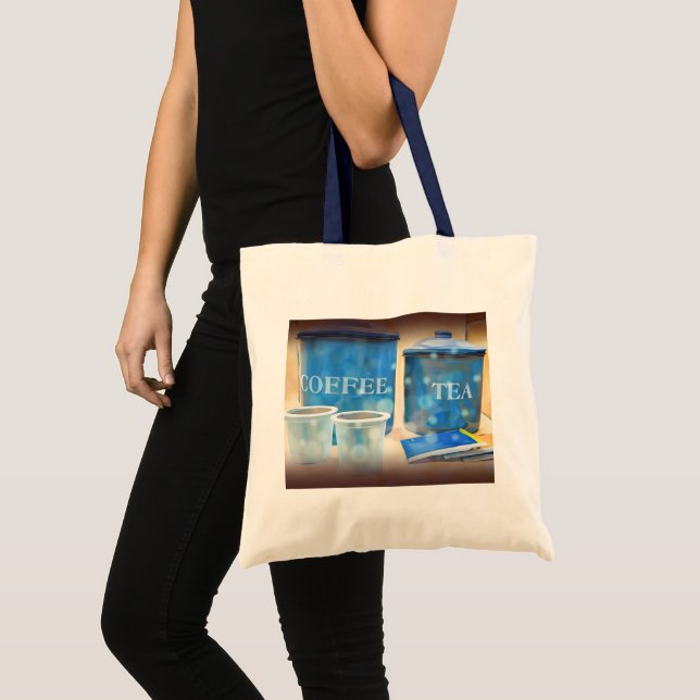 Kaffe- och teafettbag Bild Tygkasse (Framsida (produkt))
