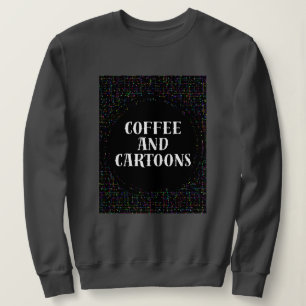 Kaffe och tecknade serier t shirt