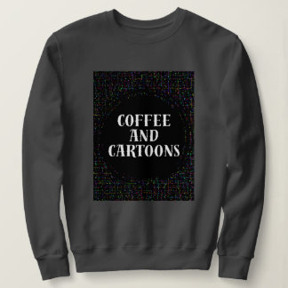 Kaffe och tecknade serier t shirt