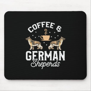 Kaffe och tysk fårbesättning musmatta