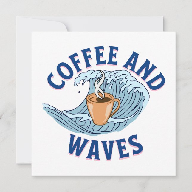 Kaffe och vågor (Framsida)
