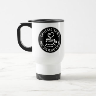 Kaffe och vänner, blanda Perfekten Resemugg