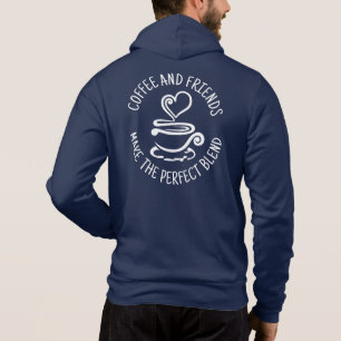 Kaffe och vänner, blanda Perfekten T Shirt