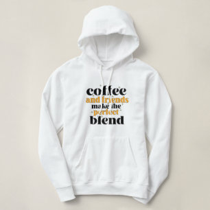 Kaffe och vänner gör perfekten till blandning t shirt