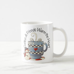 Kaffe och vänner varnar Heart-Mugg-kaffet Mugg Kop
