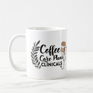 Kaffe- och vårdplaner kaffemugg