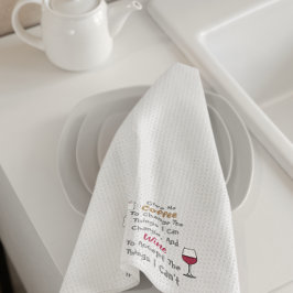 Kaffe och Vin kökshandduk