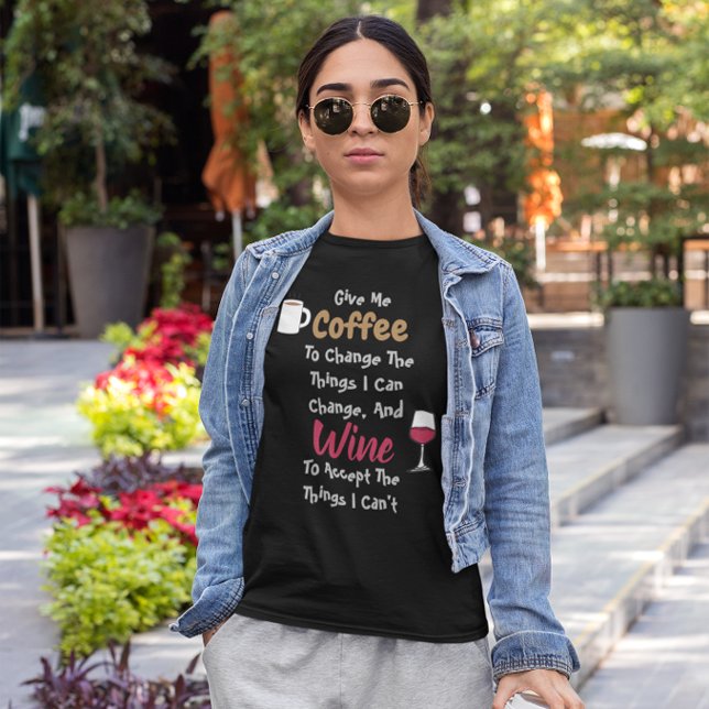 Kaffe och Vin T Shirt (Skapare uppladdad)