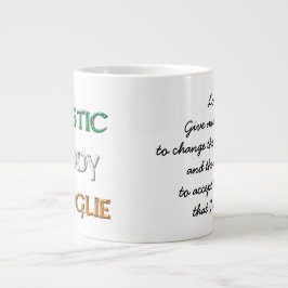 Kaffe- och whiskeysäkerhet med logotyp jumbo mugg