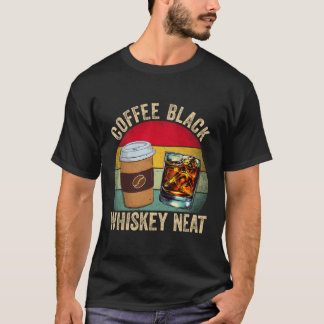 Kaffe- och whisky-dricksvatten t shirt