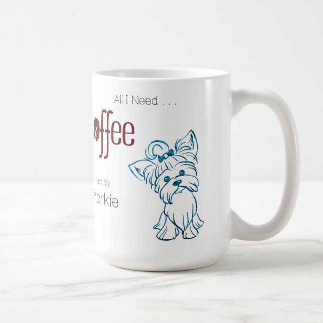 Kaffe och Yorkie Kaffemugg (Höger)