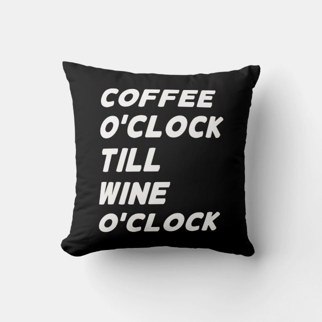 KAFFE O'CLOCK TILL VIN O'CLOCK KUDDE (Framsida)