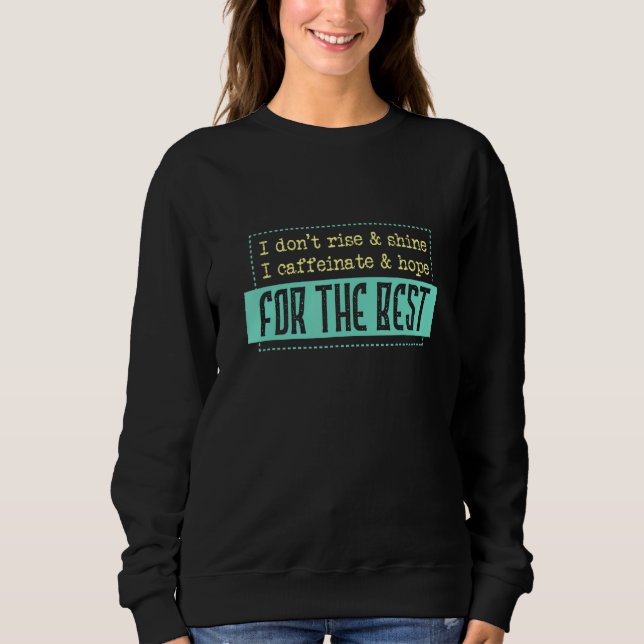 Kaffe Ord I-kaffe T Shirt (Framsida)