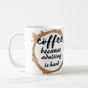 Kaffe-p.g.a. att det är svårt att adulera kaffemugg
