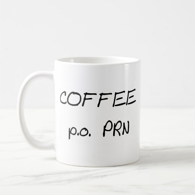 Kaffe p.o. PRN Kaffemugg (Vänster)