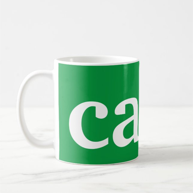 kaffe på iriska kaffemugg (Vänster)