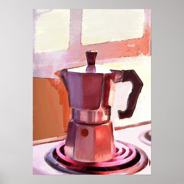 Kaffe på Stove Poster (Framsidan)